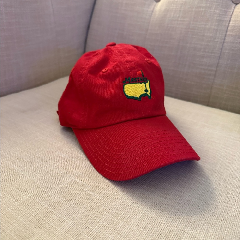 MASTERS golf hat: American Needle RED - good condition